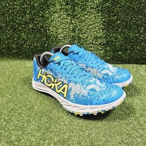 HOKA One One Crescendo XC Blue Athletic Track Running Shoes Womens Size 9